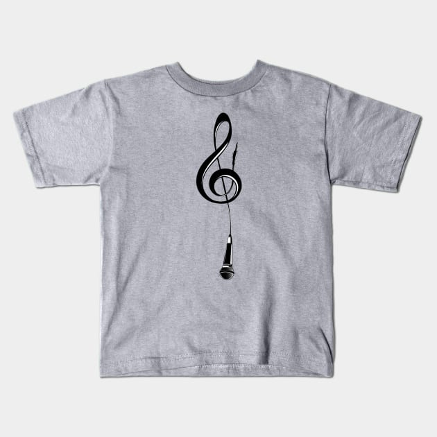 Music Kids T-Shirt by Arash Shayesteh